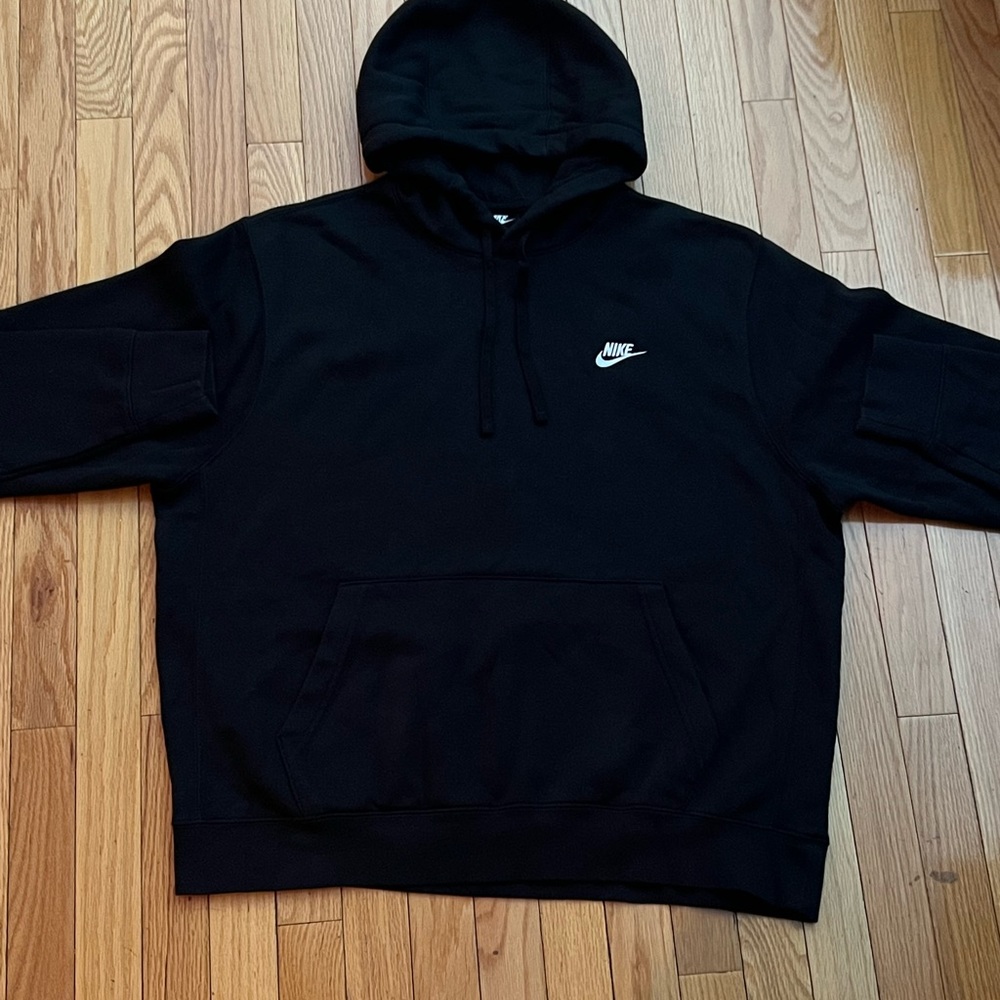 NIKE MENS BLACK HOODIE XL